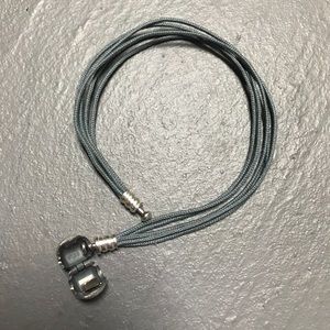 Pandora gray nylon bracelet